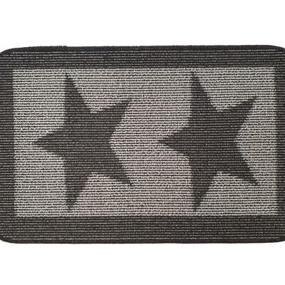 Mon tapis résistant aux taches et durable - Charcoal Star