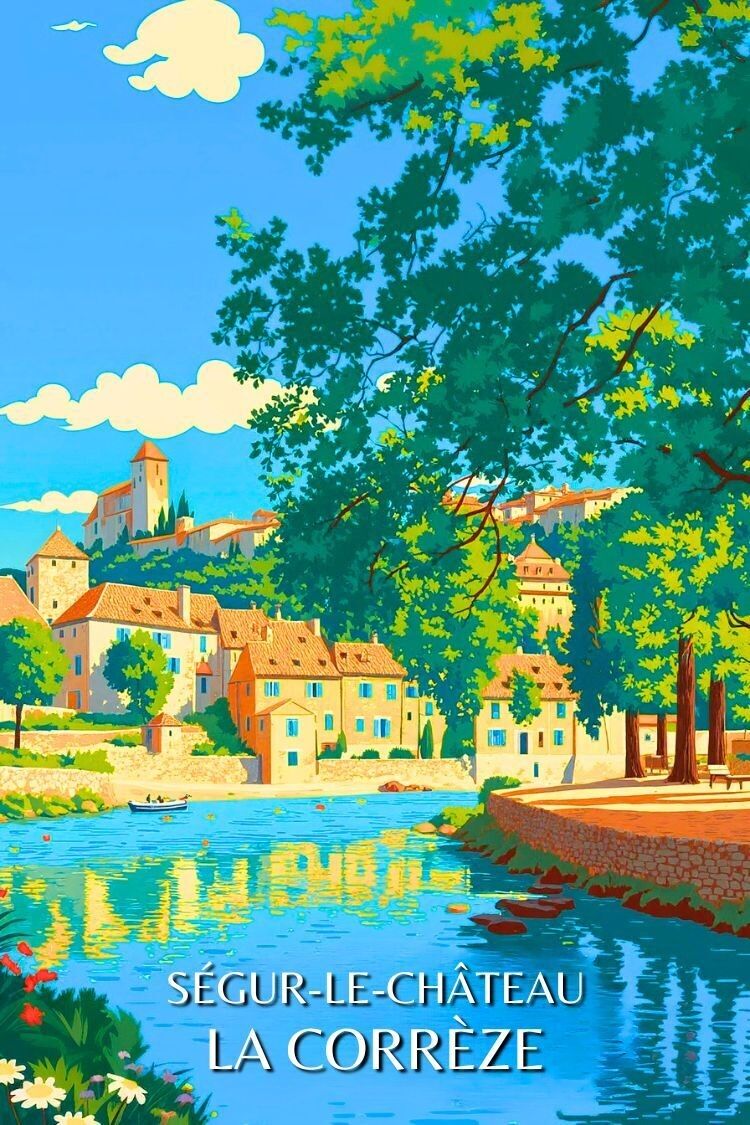 Poster Ségur le Château Corrèze