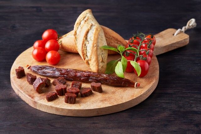 Chorizo vegano ecológico de calabaza