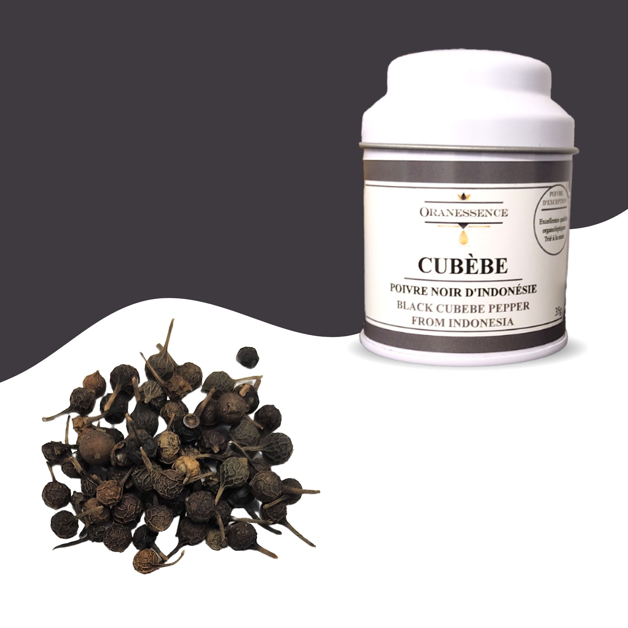 Poivre cubèbe d'Indonésie