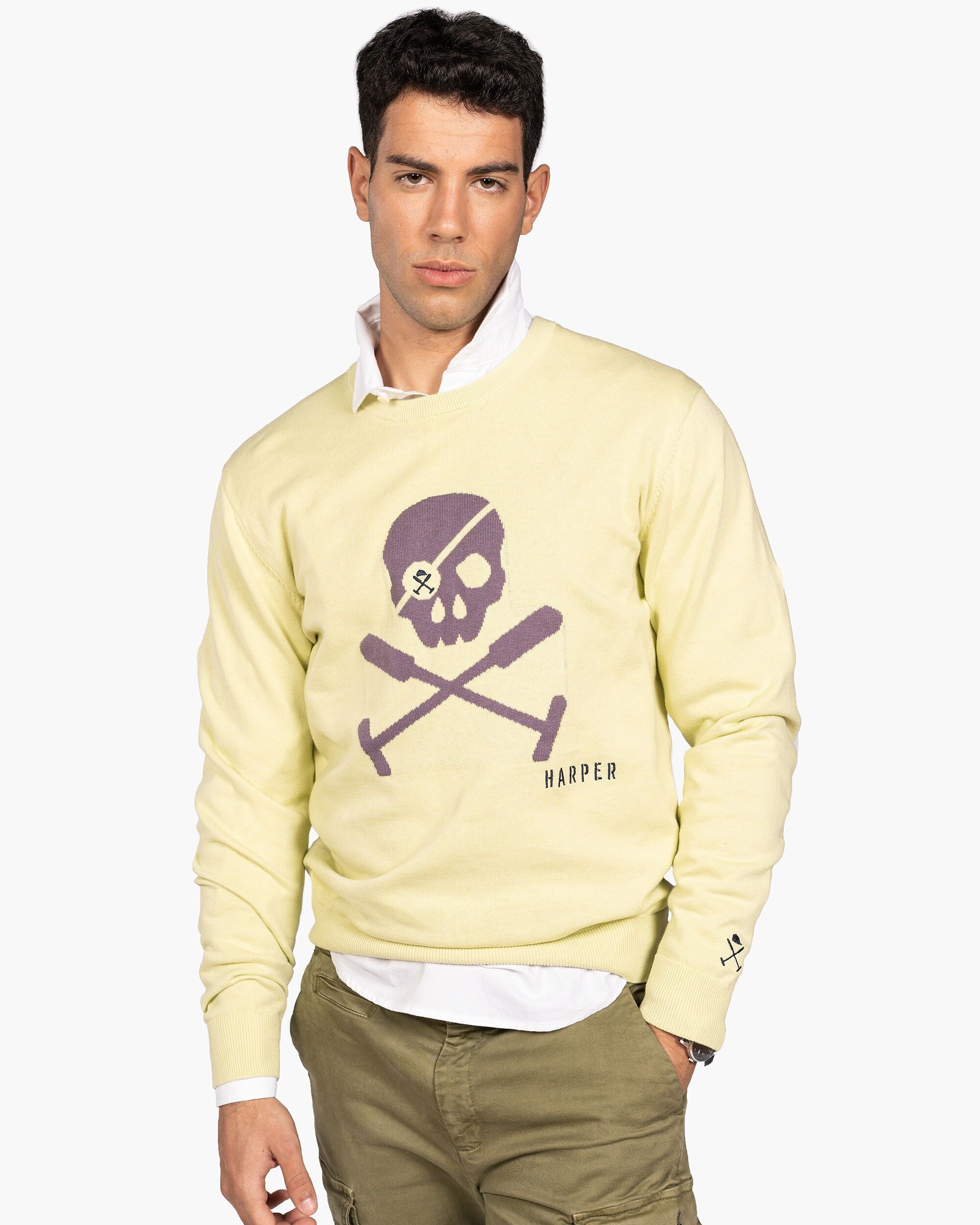 Pullover mit Totenkopf-Print für Herren - 601323004