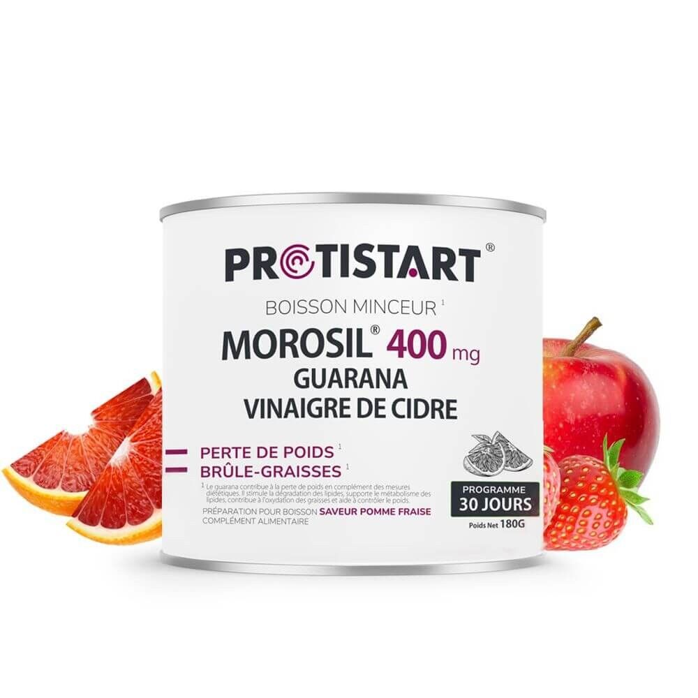 Morosil® 400 mg Apfel-Erdbeere Fettverbrennungsgetränk zur Gewichtsreduktion – 30 Tage PROTISTART