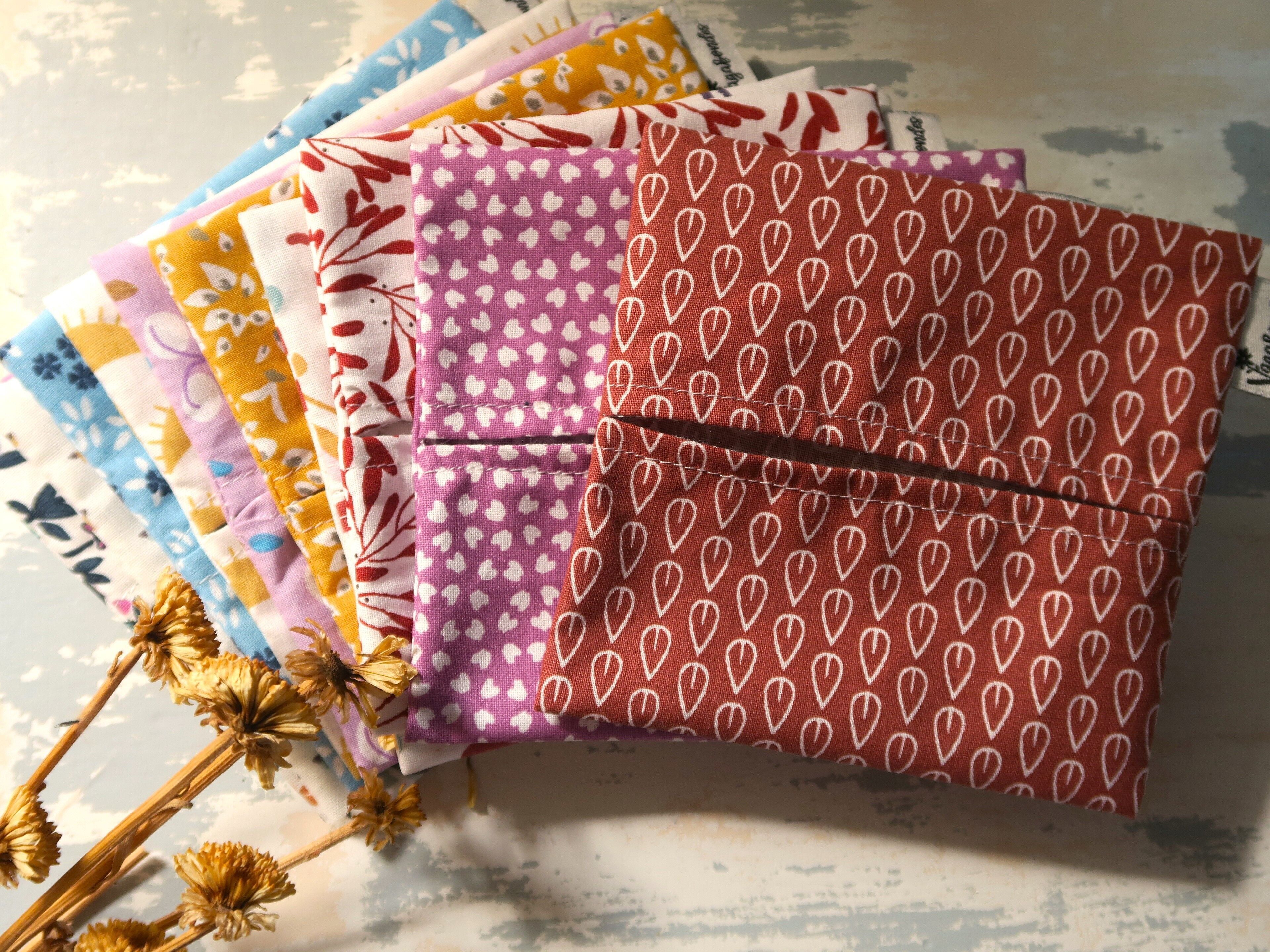 Confezione da 10 - Sacchetti per fazzoletti/salviette - Colore casuale