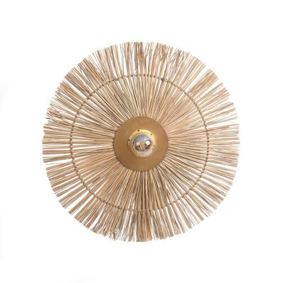 Die Beausoleil Wandlampe - Naturgold - M