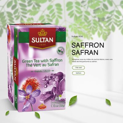 SULTAN GREEN TEA WITH SAFFRON