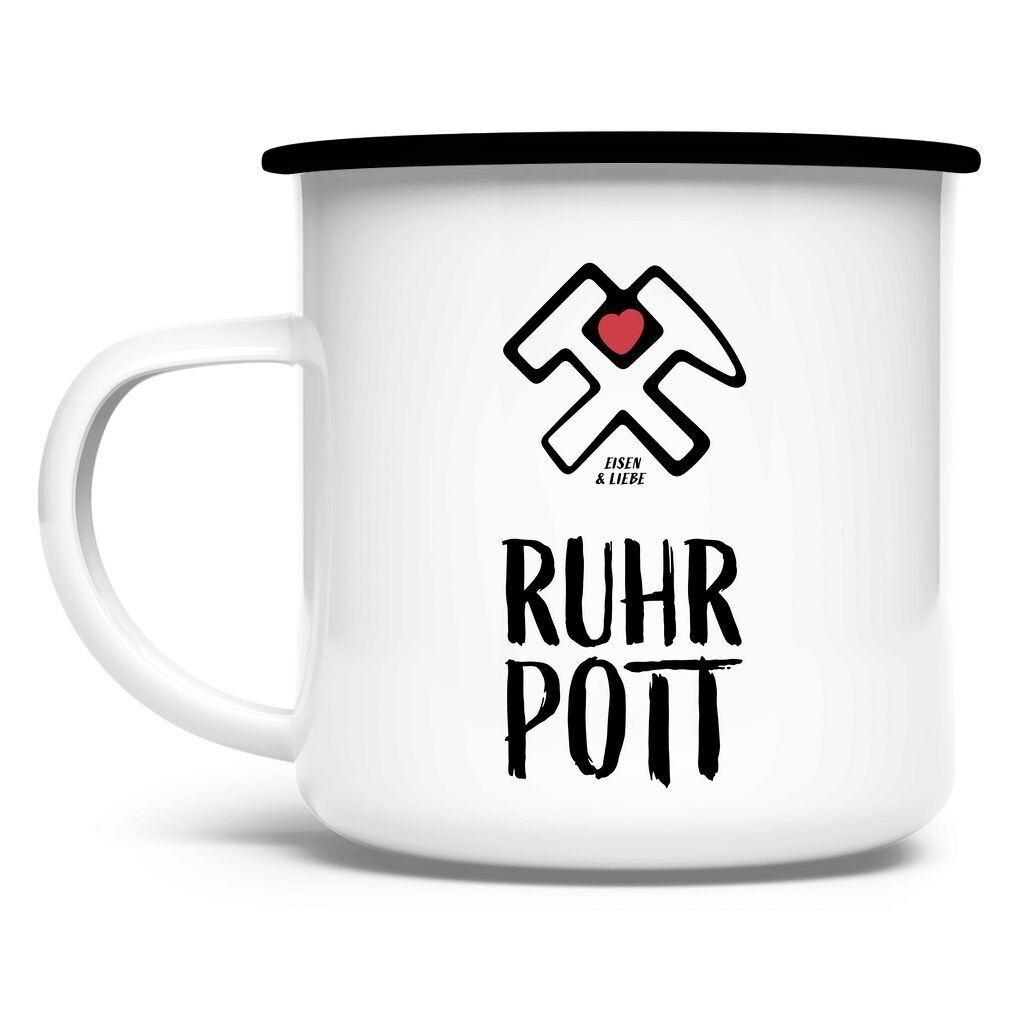 Taza de esmalte, Iron & Love - RUHR POTT