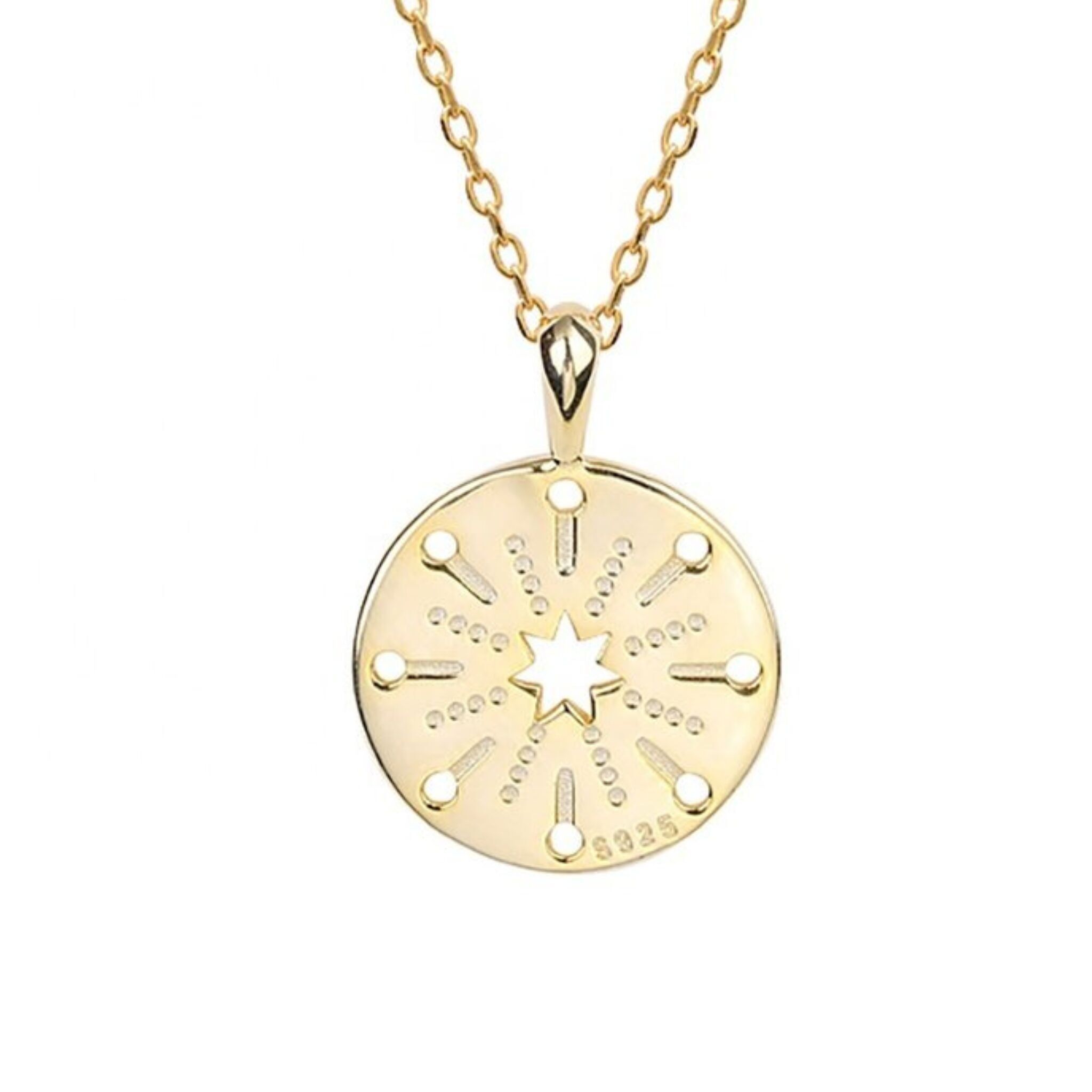 Ciondolo moneta stella