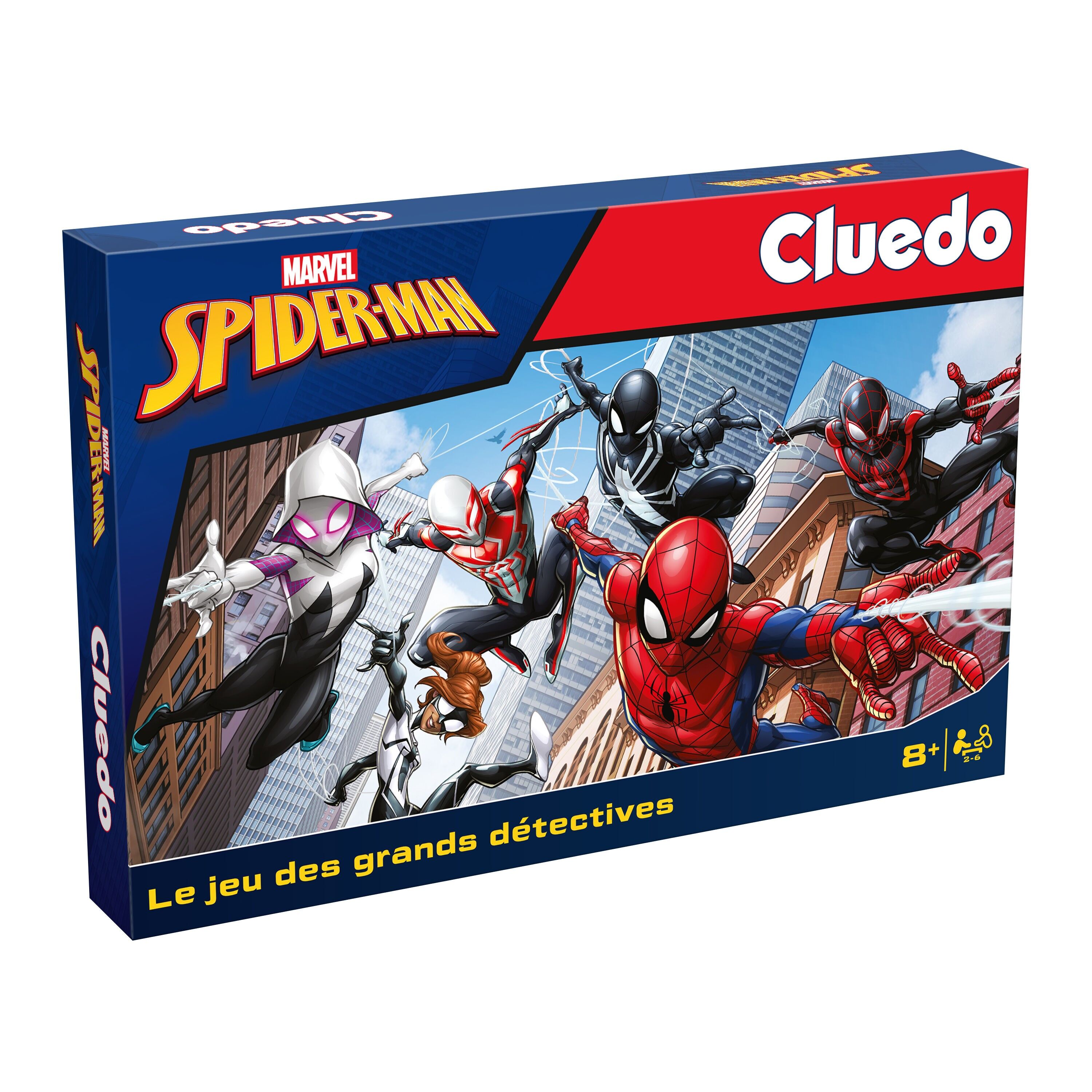 CLUEDO SPIDER-MAN - Official Board Game - Spiderman License - Hasbro Winning Moves - Christmas Gift for Children Ages 8+