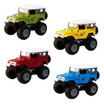 Magni | Monster truck Jeep with pull-back, 4 assorted colours