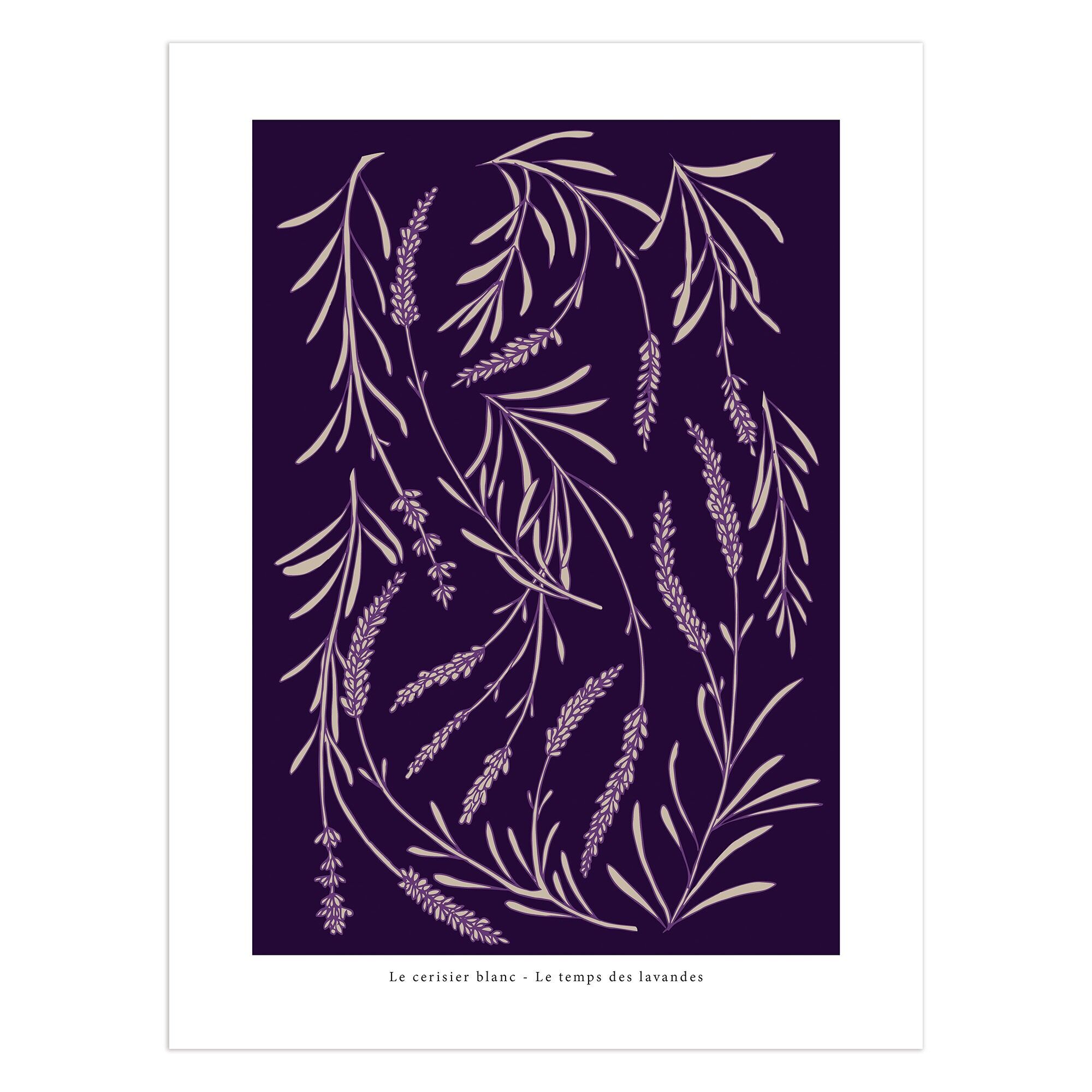 Póster "Tiempo de lavanda"