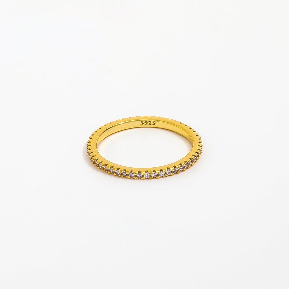 Anillo infinito de lavanda