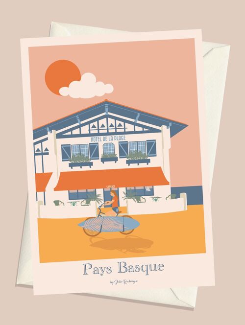 Carte Postale PAYS BASQUE, Bord de Mer
