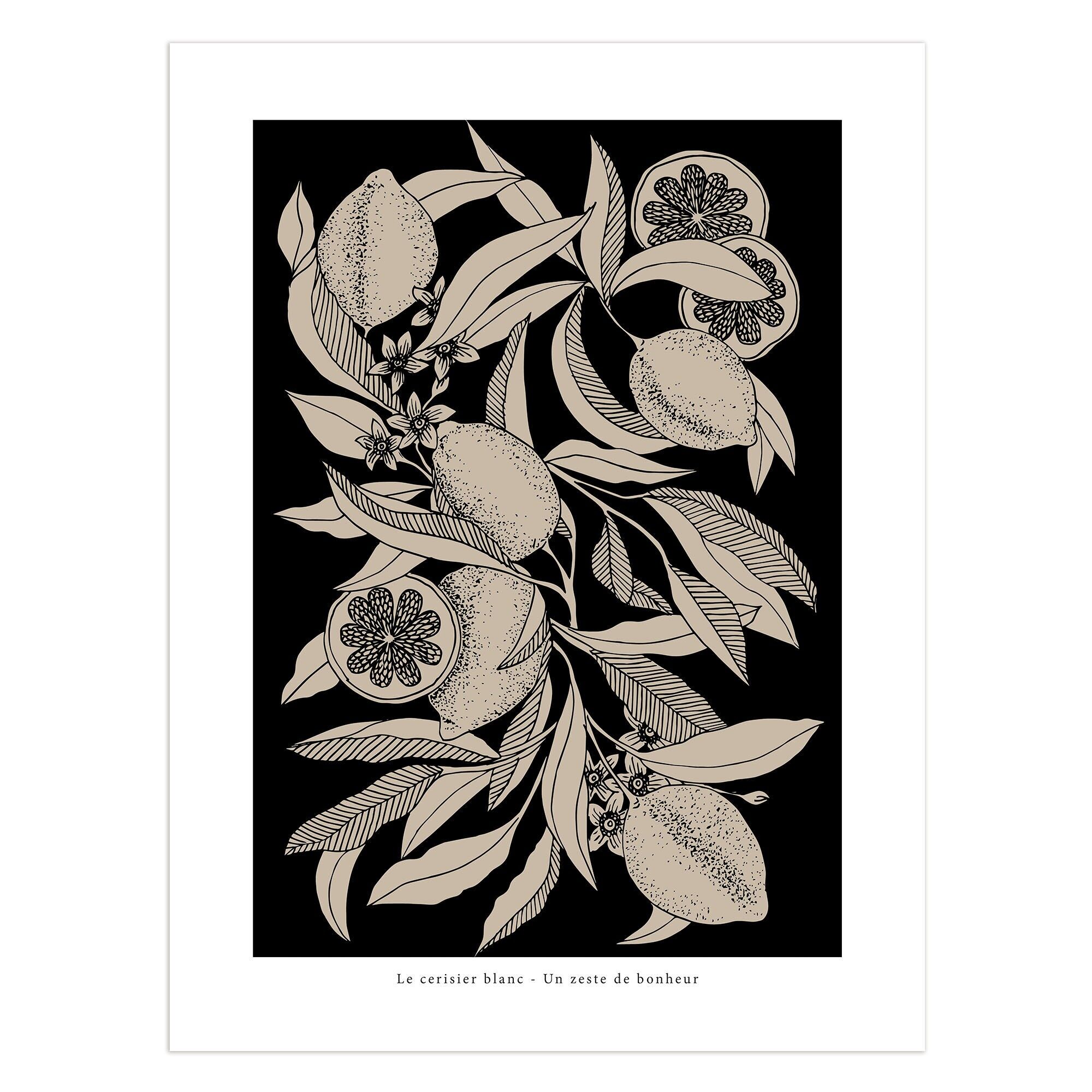 Póster "Un toque de felicidad"