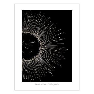 Affiche "Soleil rayonnant"