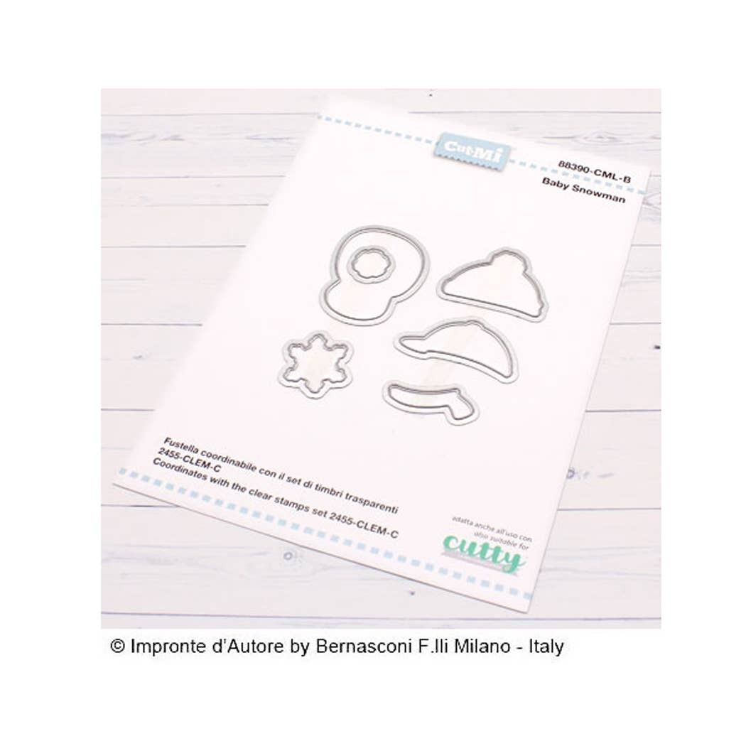 Fustelle sottili per timbri baby Muñeco de nieve