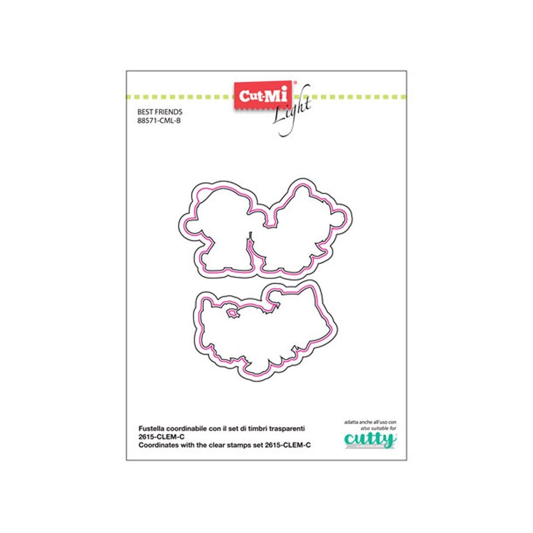 Fustelle sottili per timbri Best Friends
