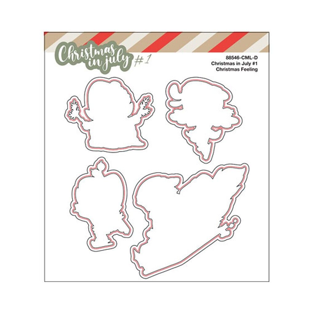 Fustelle sottili per timbri Christmas in July #1