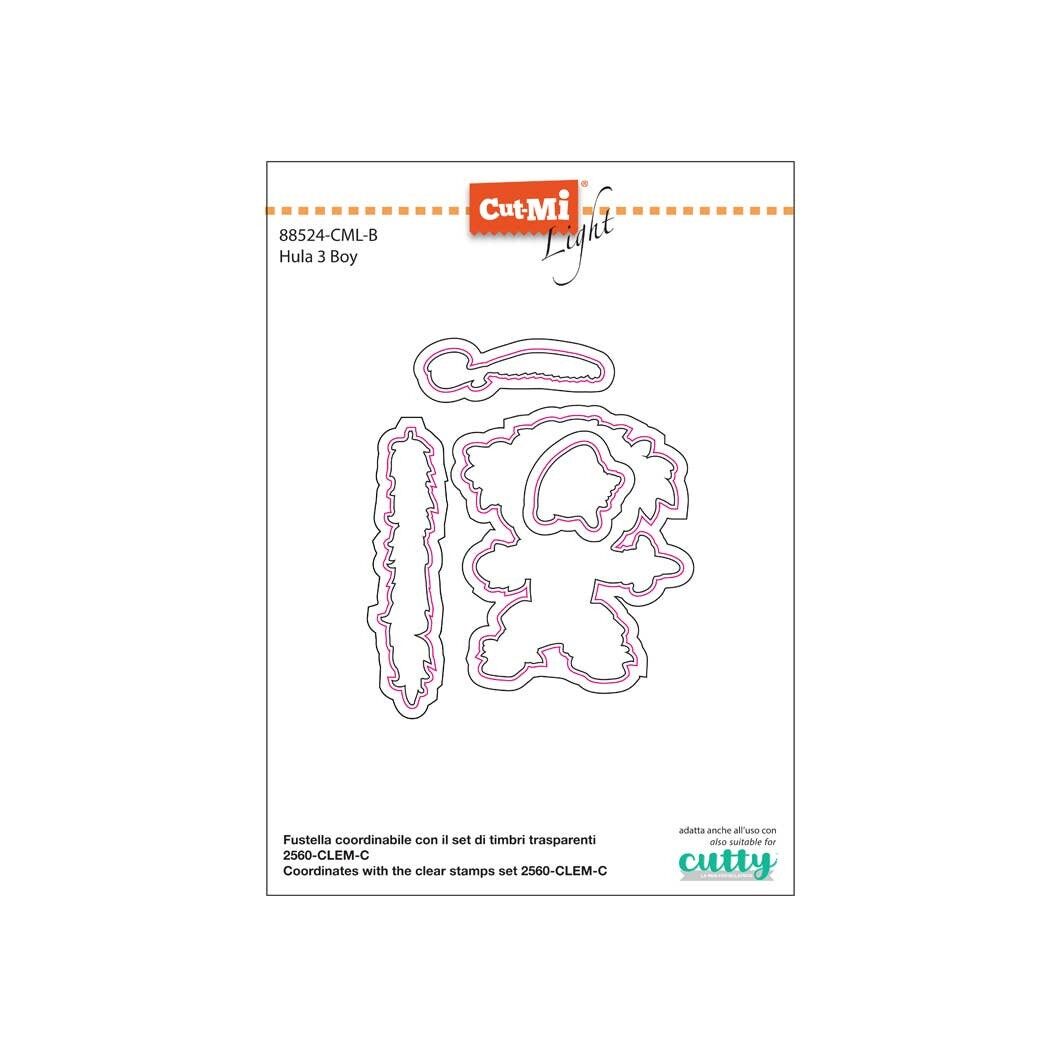 Fustelle sottili per timbri Hula 3 Boy-Kaleo