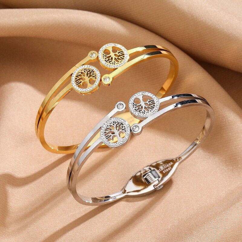 Bracciale Elegance Tree of Life - Placcato oro o argento