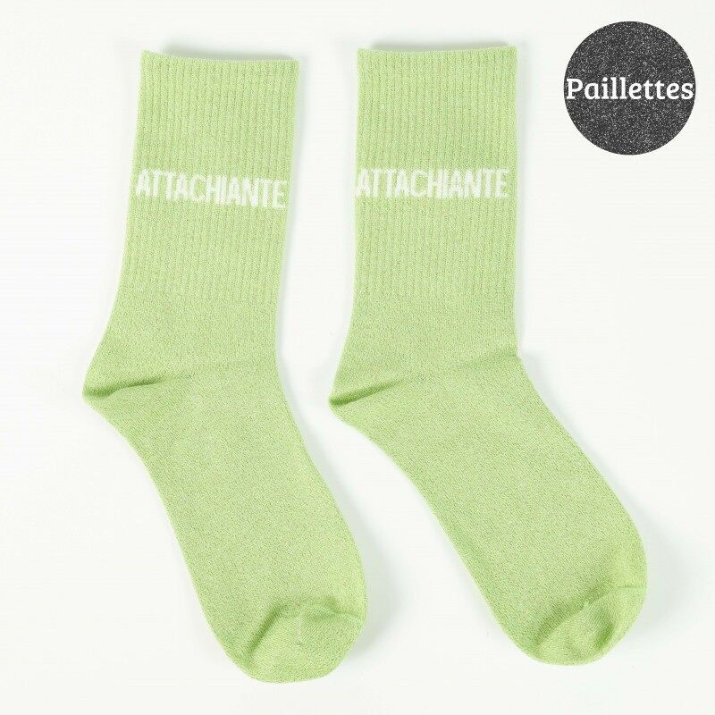 Calzini con paillettes ATTACHIANTE regalo per donne, ragazze, compleanno, Natale, divertenti