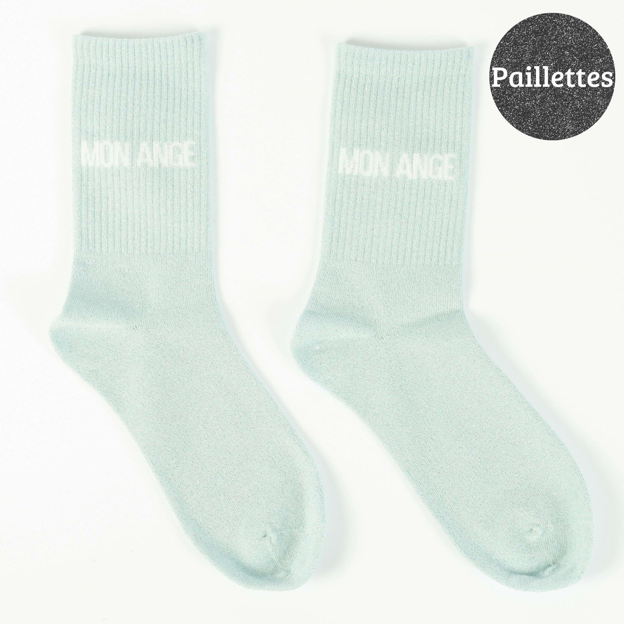 Calzini glitterati MY ANGEL San Valentino Natale regalo di compleanno