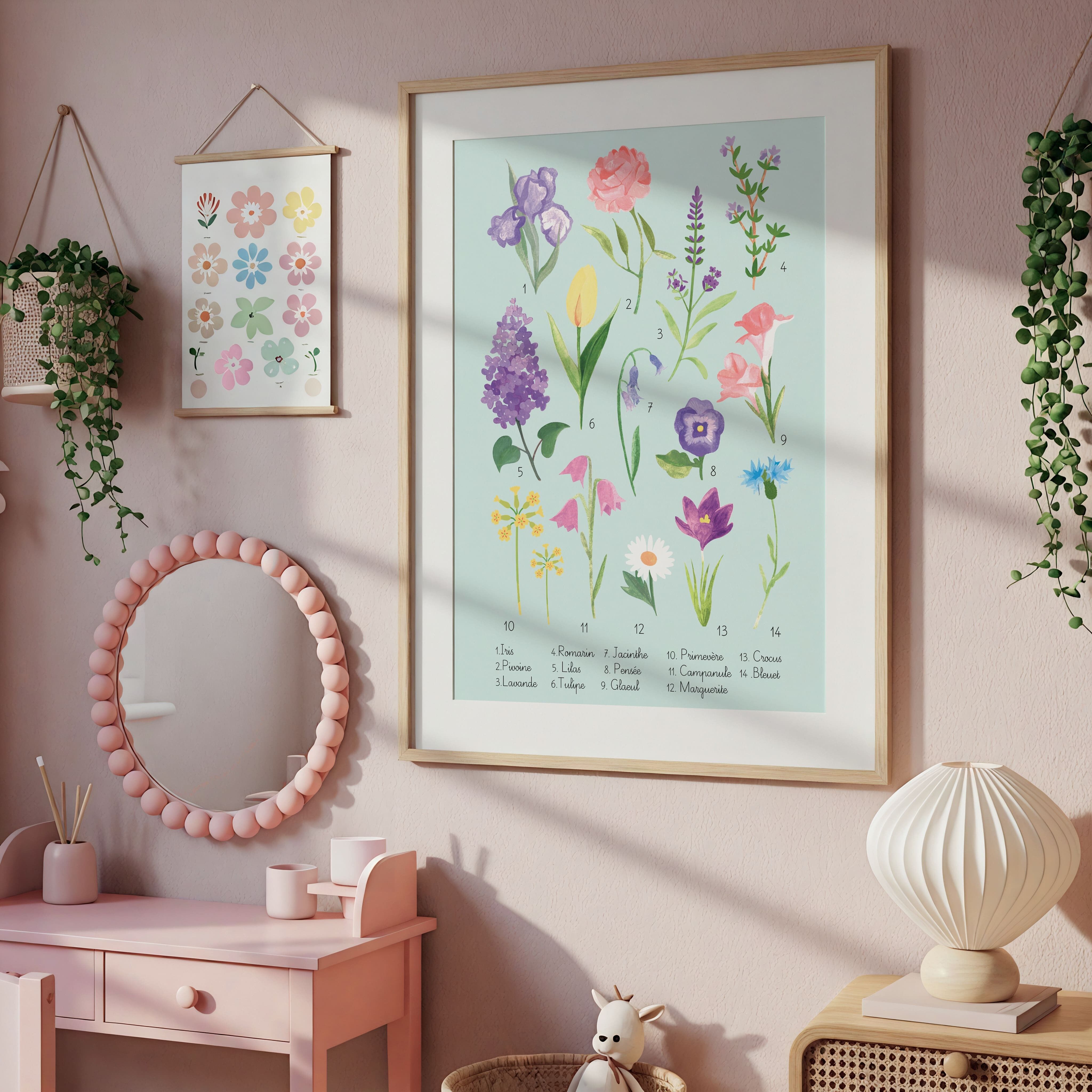 Poster Fiori di Primavera - Set di 5 poster - Formato A3