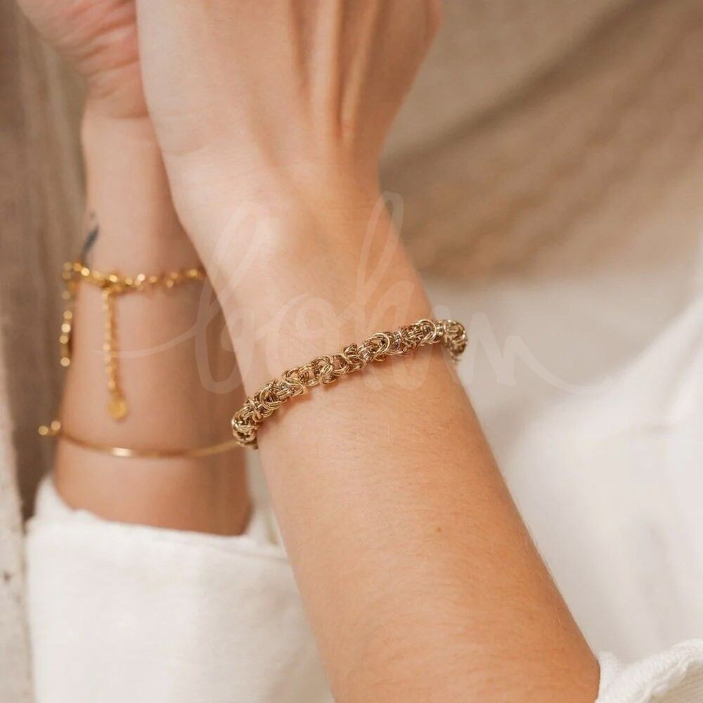 Murcci Armband - Mesh mit ineinander verschlungenen Ringen