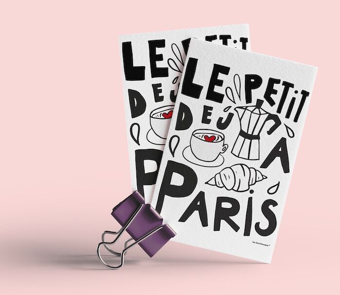 Postkarte - Dej Paris - Les Imprimeuses