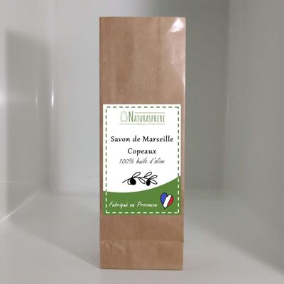 Sapone di Marsiglia 1 kg scaglie PP sacchetto kraft