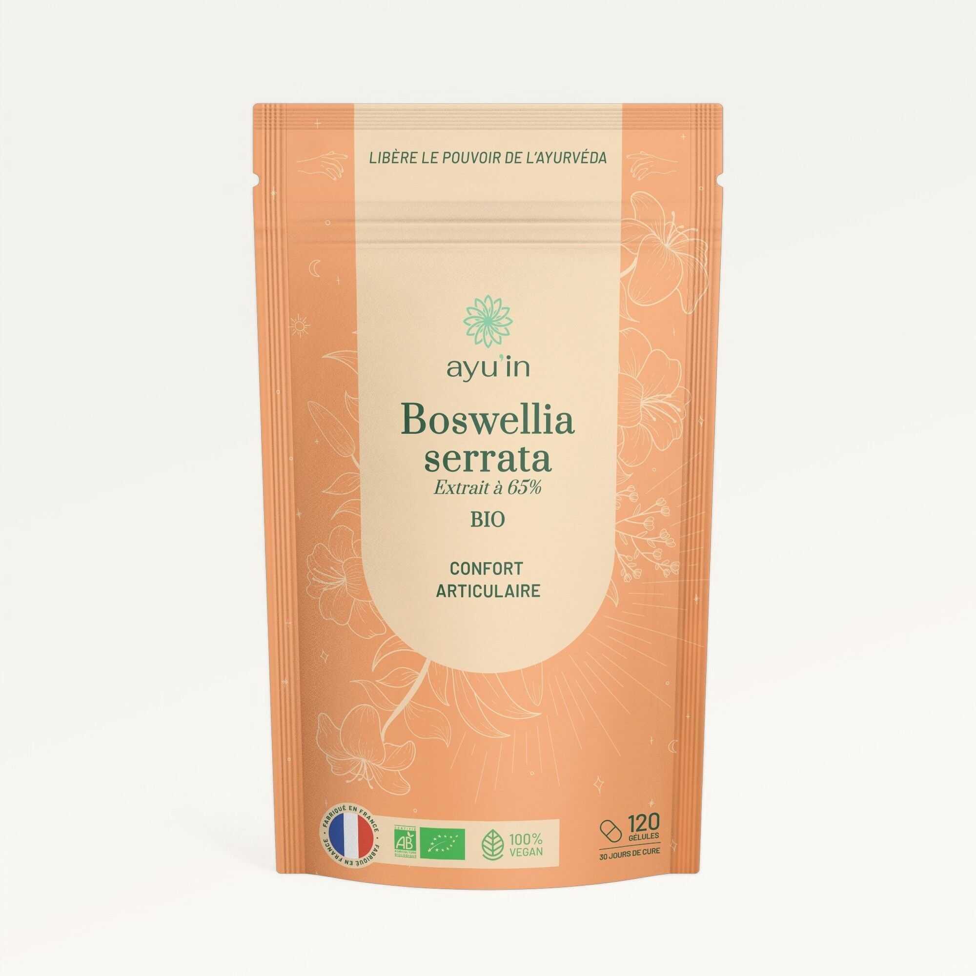 Boswellia serrata Extrakt 65% 60 Kapseln Frankreich - Gelenke