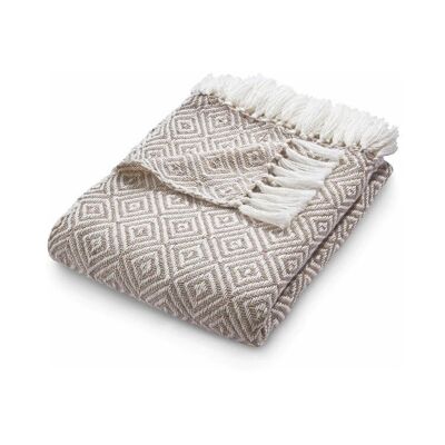 Jeté tissé Hug Rug Diamond Naturel