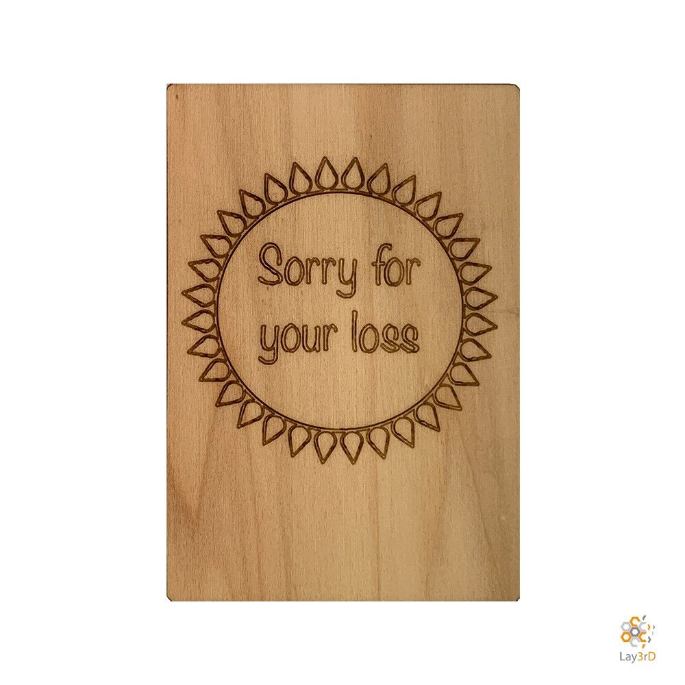 Lay3rD Lasercut - Holzgrußkarte - "Ein kleiner Stern ist geboren"-Berk-