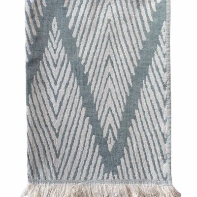 Hastings -Green Turkish Beach Towel - Peshtemal