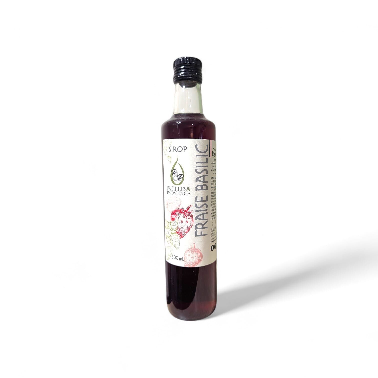 Strawberry-Basil Artisan Syrup 500ml