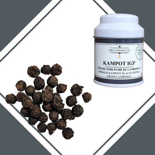 Smoked black pepper from Kampot IGP