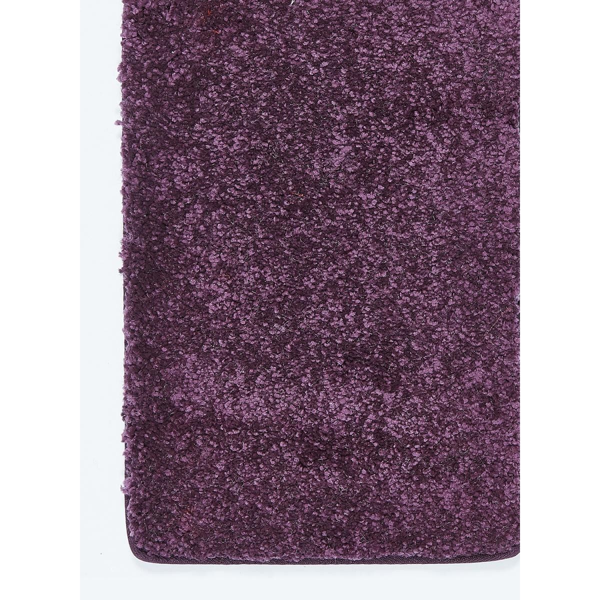 Grande tappeto da soggiorno 400x400 tessuto viola quadrato tinta unita FASA