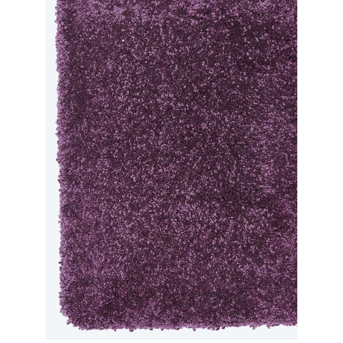 Entrance rug 70x140 woven purple rectangle plain pattern BOKO