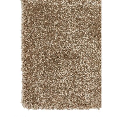 Large living room rug 490x800 woven beige rectangle plain pattern BOKO