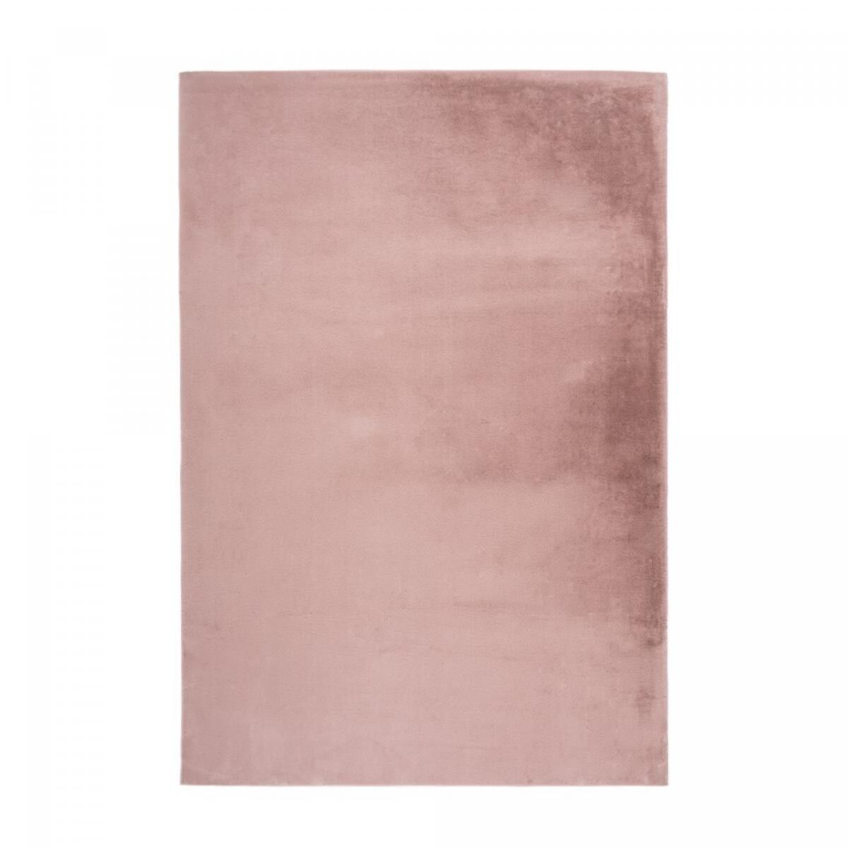 Eingangsteppich 80x150 gewebt altrosa Rechteck Unimuster BIVU