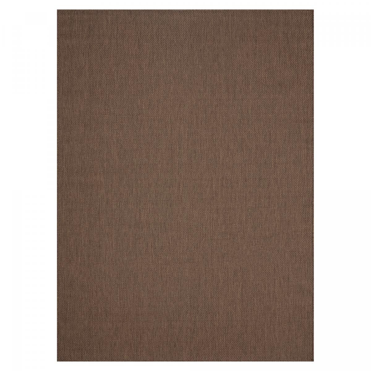 CICI tappeto da esterno kilim intrecciato marrone 60x110