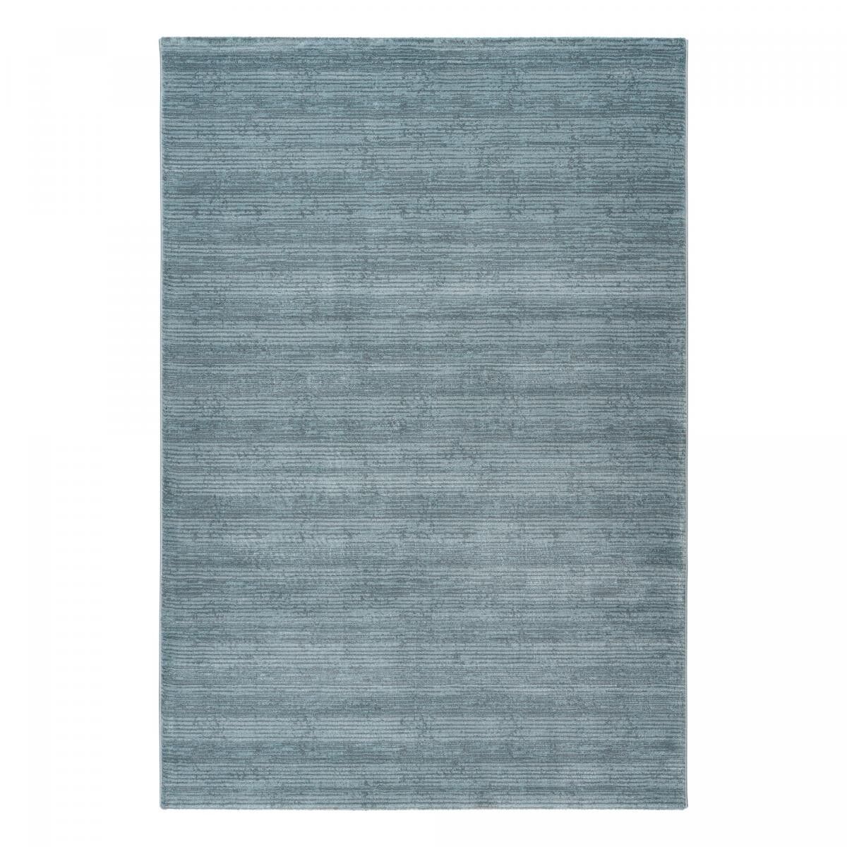 Tappeto da pranzo 200x290 tessuto blu pastello rettangolo finto motivo semplice MUHA