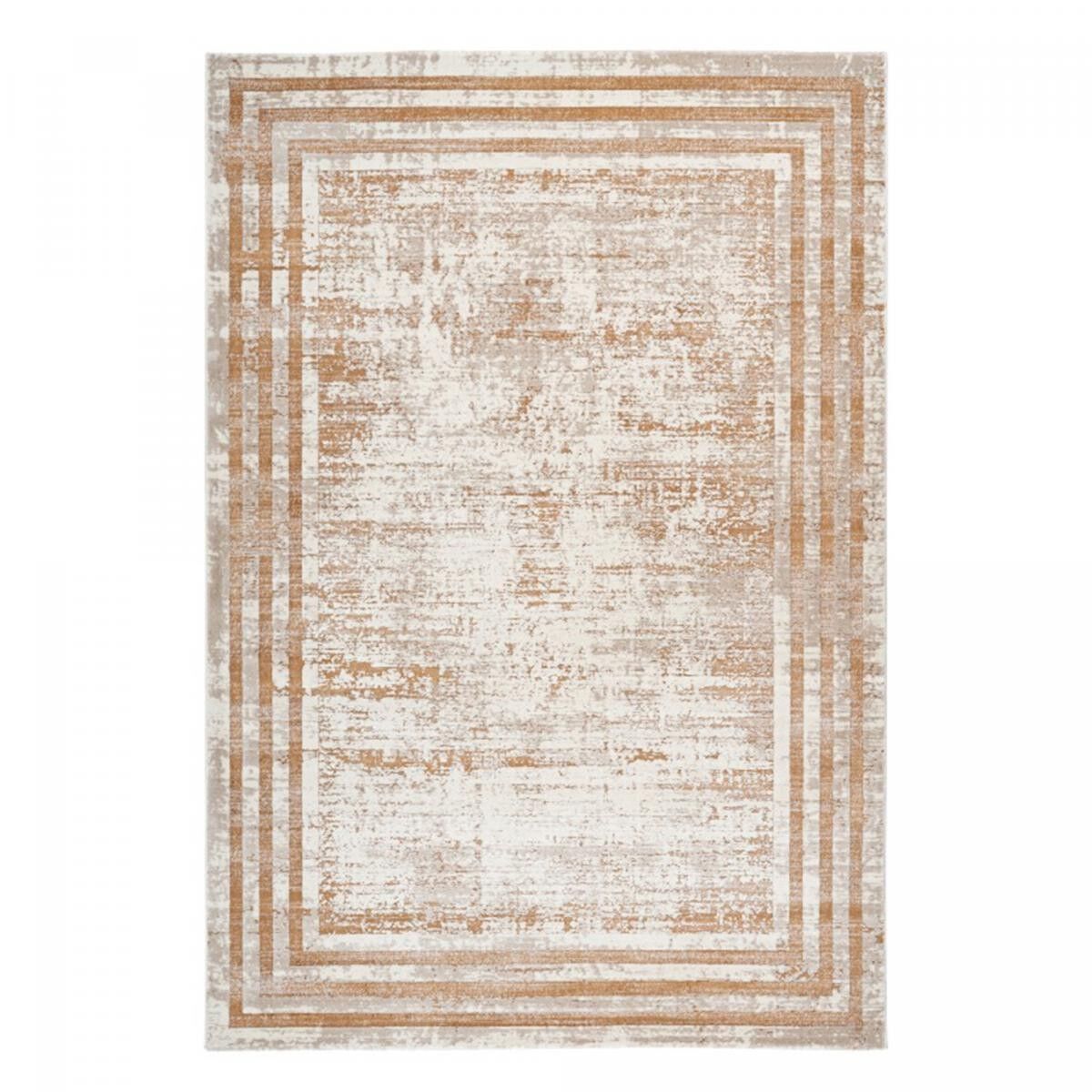 Tappeto da pranzo 240x330 beige intrecciato rettangolo motivo semplice DOKA