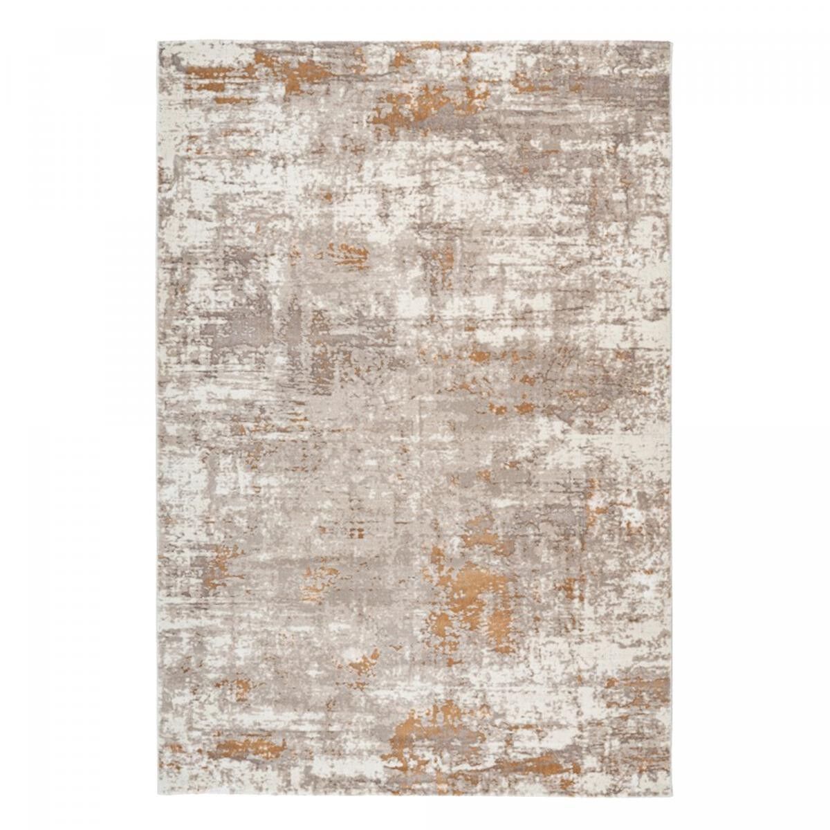 Tappeto soggiorno 120x170 tessuto beige rettangolo motivo astratto FOFO