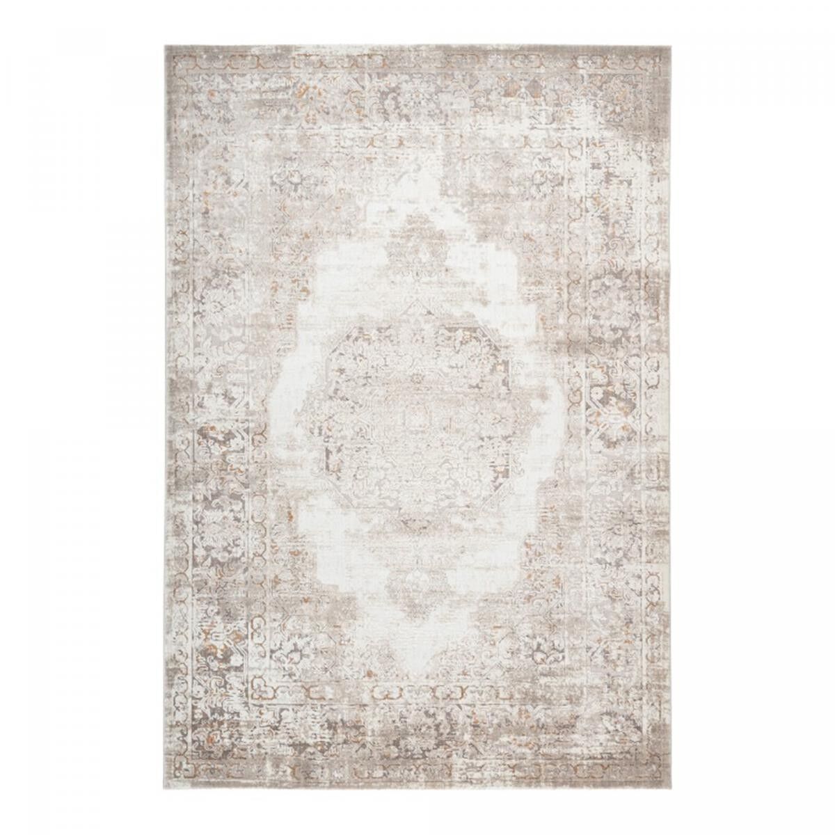 Tappeto orientale 160x230 rettangolo tortora intrecciato motivo etnico KAKO