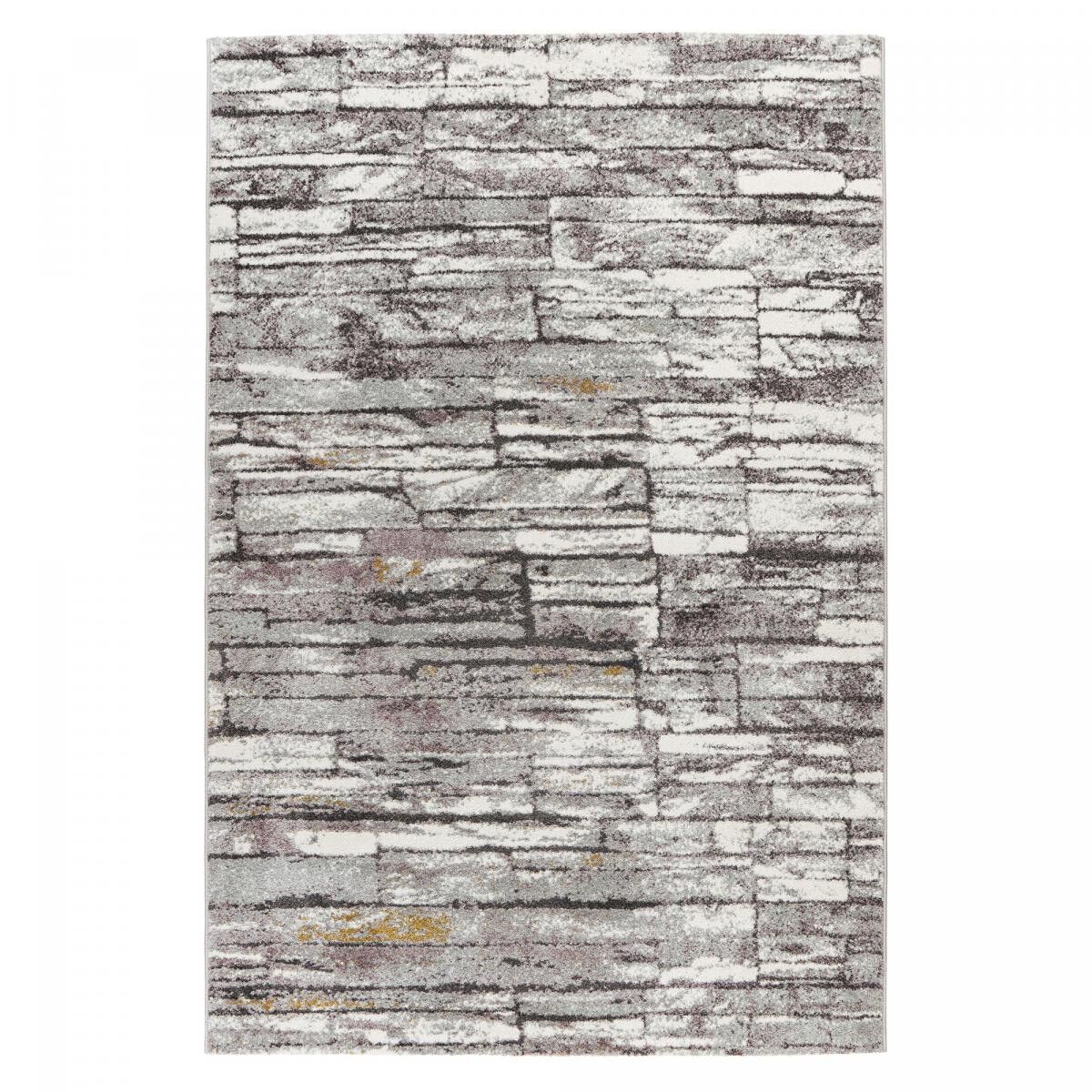 Tappeto da pranzo 200x290 intrecciato multicolore rettangolo motivo geometrico