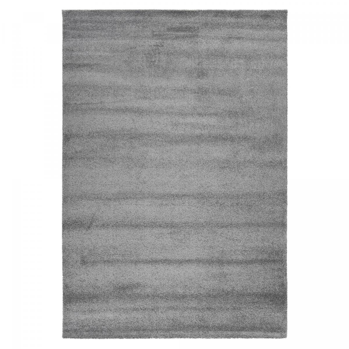 Tappeto da pranzo 200x290 tessuto grigio rettangolo motivo semplice VEGE