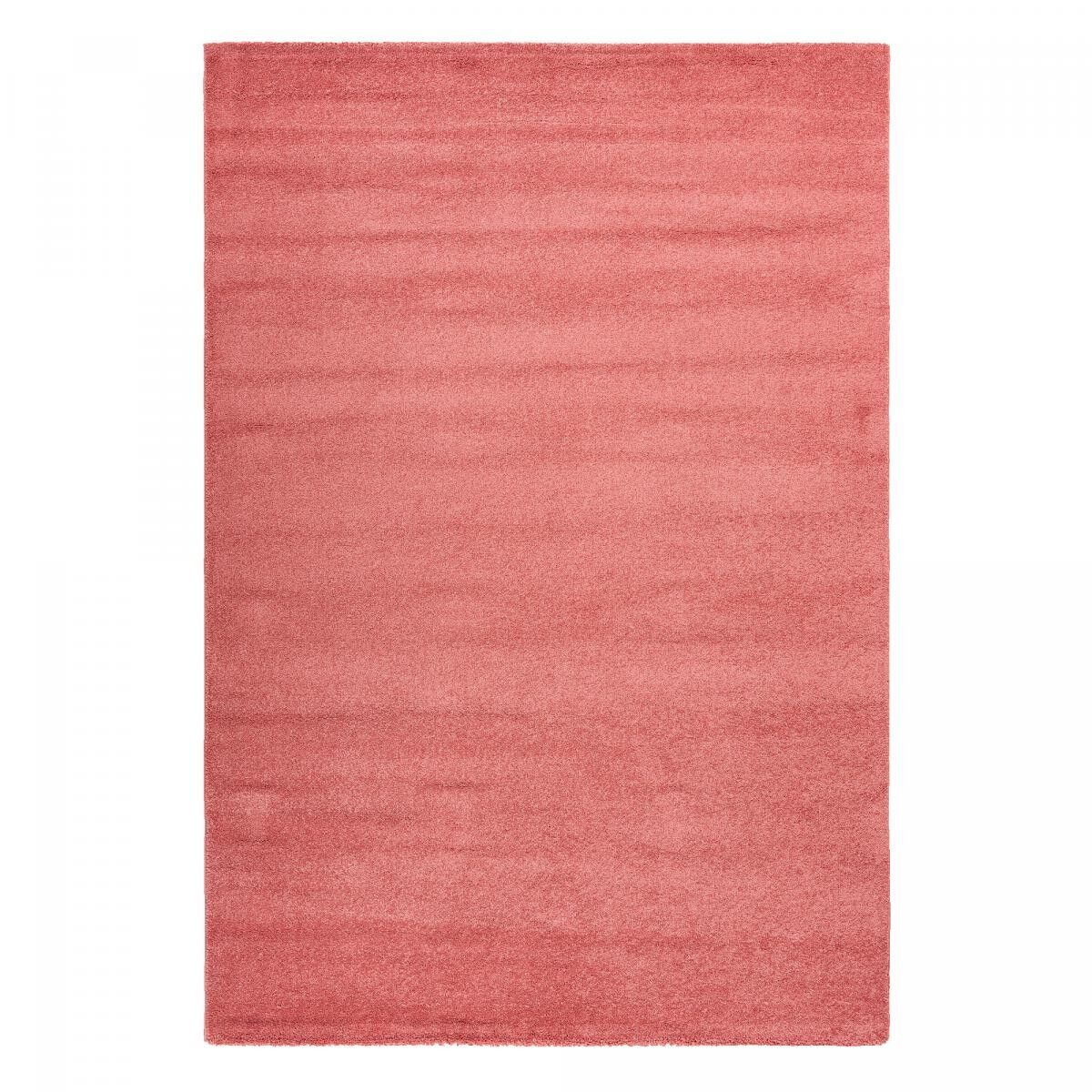 Tappeto da pranzo 200x290 tessuto rosa rettangolo tinta unita VEGE