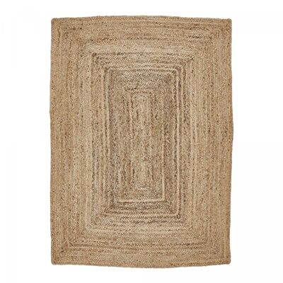Tappeto HALA in iuta beige fatto a mano 120x170