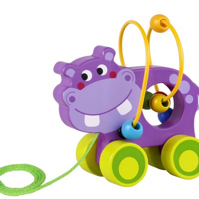 Beads Pull Along - Hippo