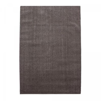 Tappeto da pranzo 240x340 intrecciato marrone rettangolo motivo semplice JUFO